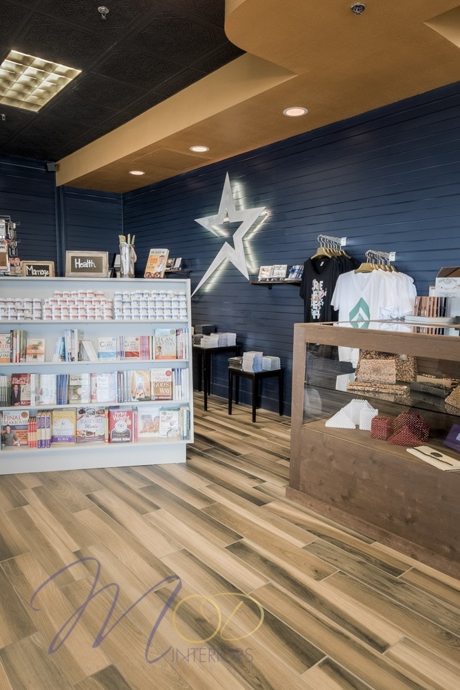 Daystar — A Boutique Café & Retail Interior — interior detail